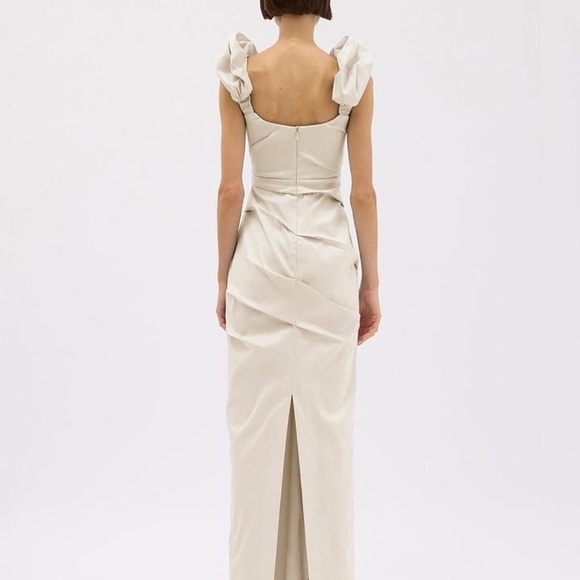 Rachel Gilbert Kalina Gown Size 6 Ivory Evening Gown - Picture 4 of 5